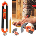 Contour Gauge Scribe Tool with Lock and Pencil