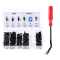 Expansion Screw Clips Set for Automobiles Mudguard Leaf Plates Door Panel Clips(100 PCS)