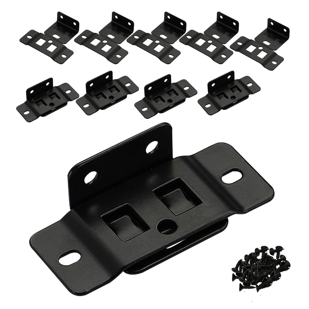 2-in-1 Heavy Duty Bed Frame Brackets and Furniture Connectors