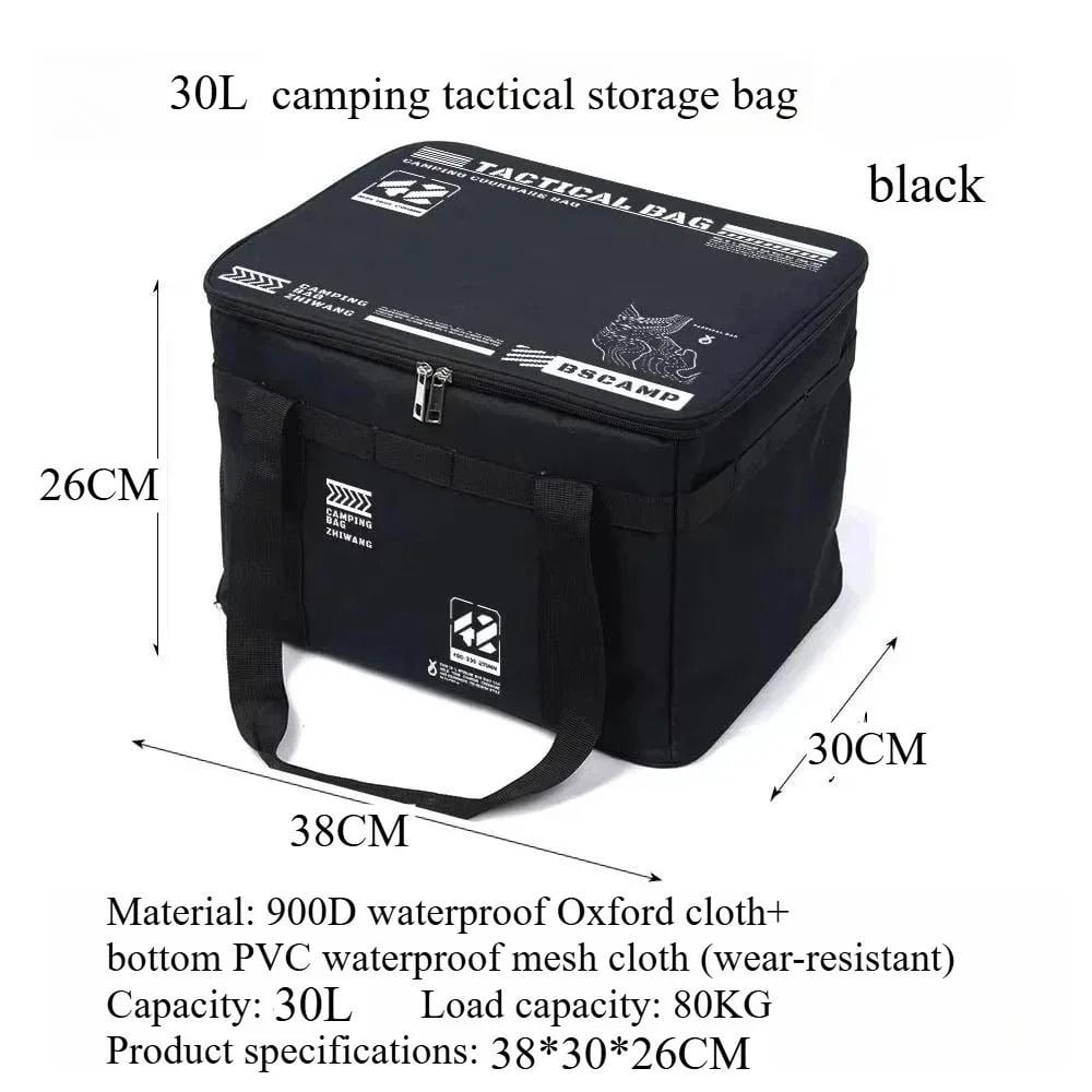 Hot Sale 49% OFFLarge Capacity Outdoor Folding Storage Bag Waterproof Portable Camping & Picnic Organizer