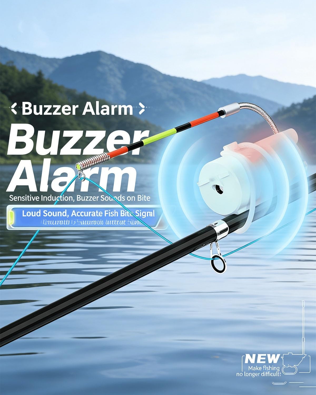 Electronic Fishing Bite Alarm | LED Night Fishing Indicator & Buzzer