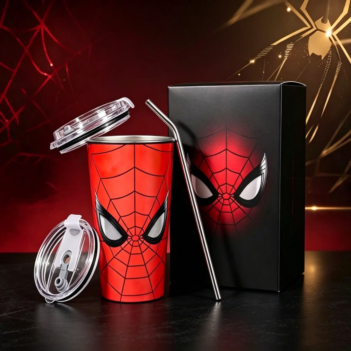 Spidey Color-Changing Tumbler | Cold-Reactive Iced Cup