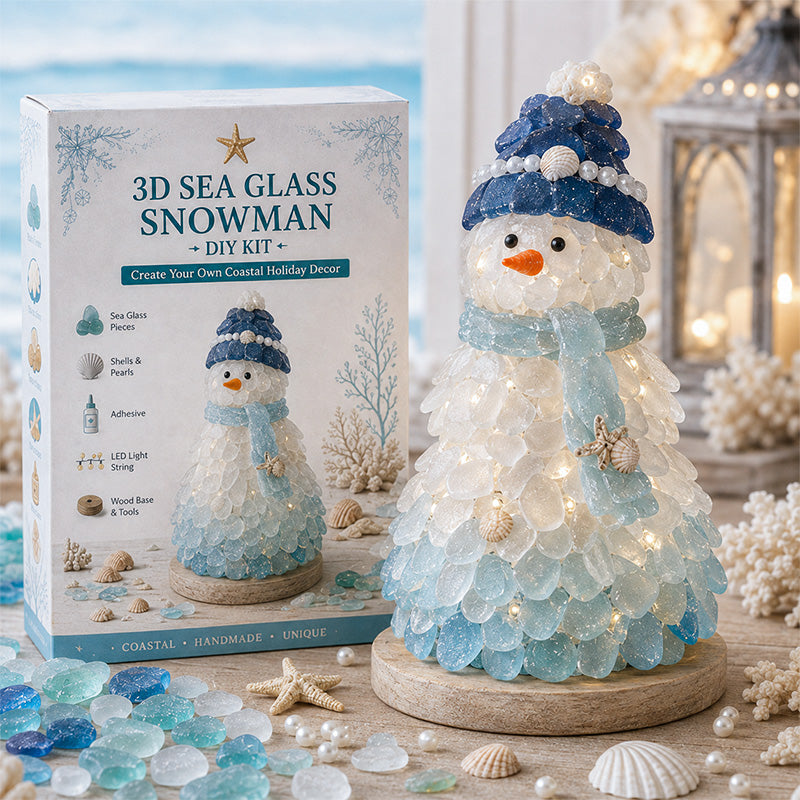 DIY 3D Sea Glass Art Kit – Coastal & Christmas Collection