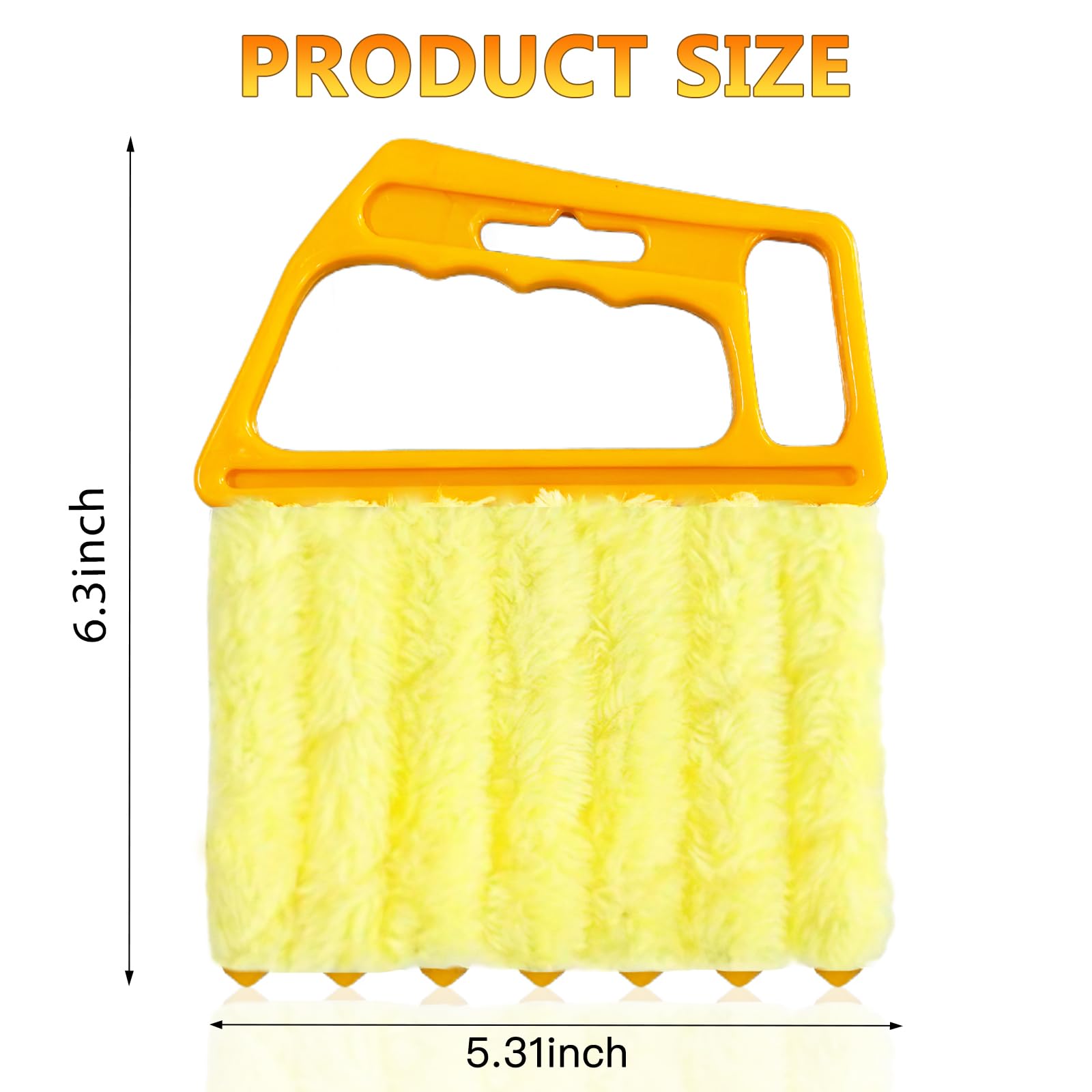 4 Pcs Microfiber Blind Cleaner Duster Tool for Window & Air Vent