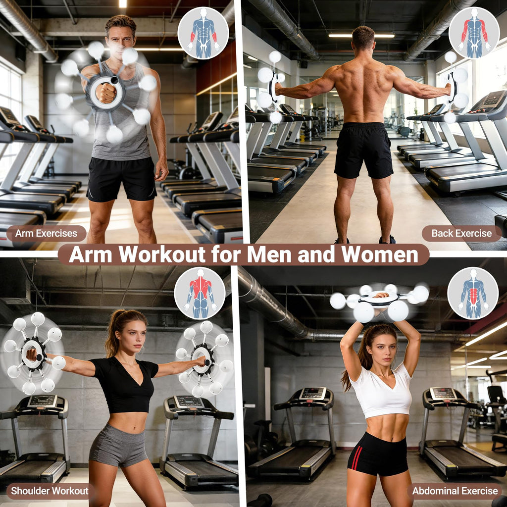 360° Rotating Arm Trainer – Ropeless Upper Body Workout & Shoulder Relief