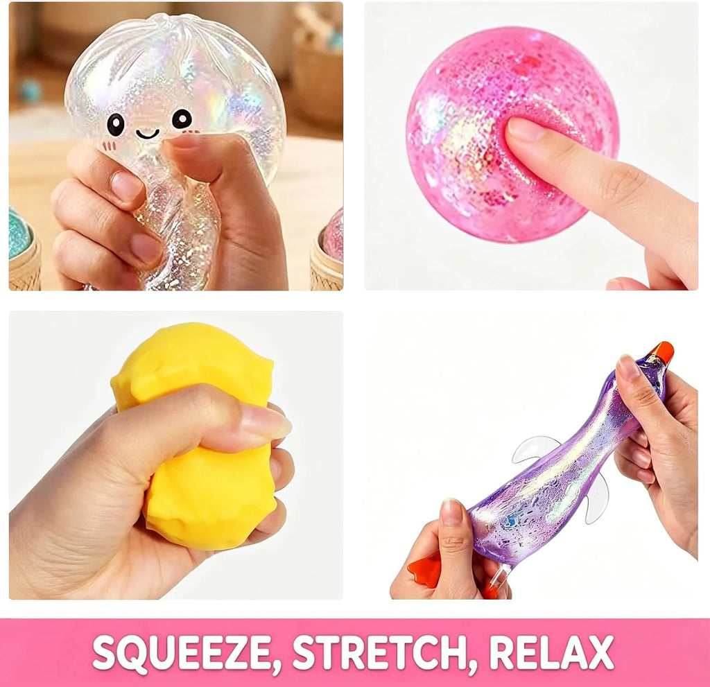 2026 Squishy Advent Calendar, 25-Day Countdown with Food-Inspired Squishy Surprises