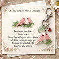 A Little Bird for Mom & Daughter Keychain (2D Acrylic)