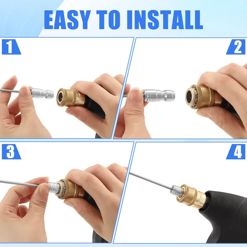 4 Pack High Pressure Washer Nozzle Kit
