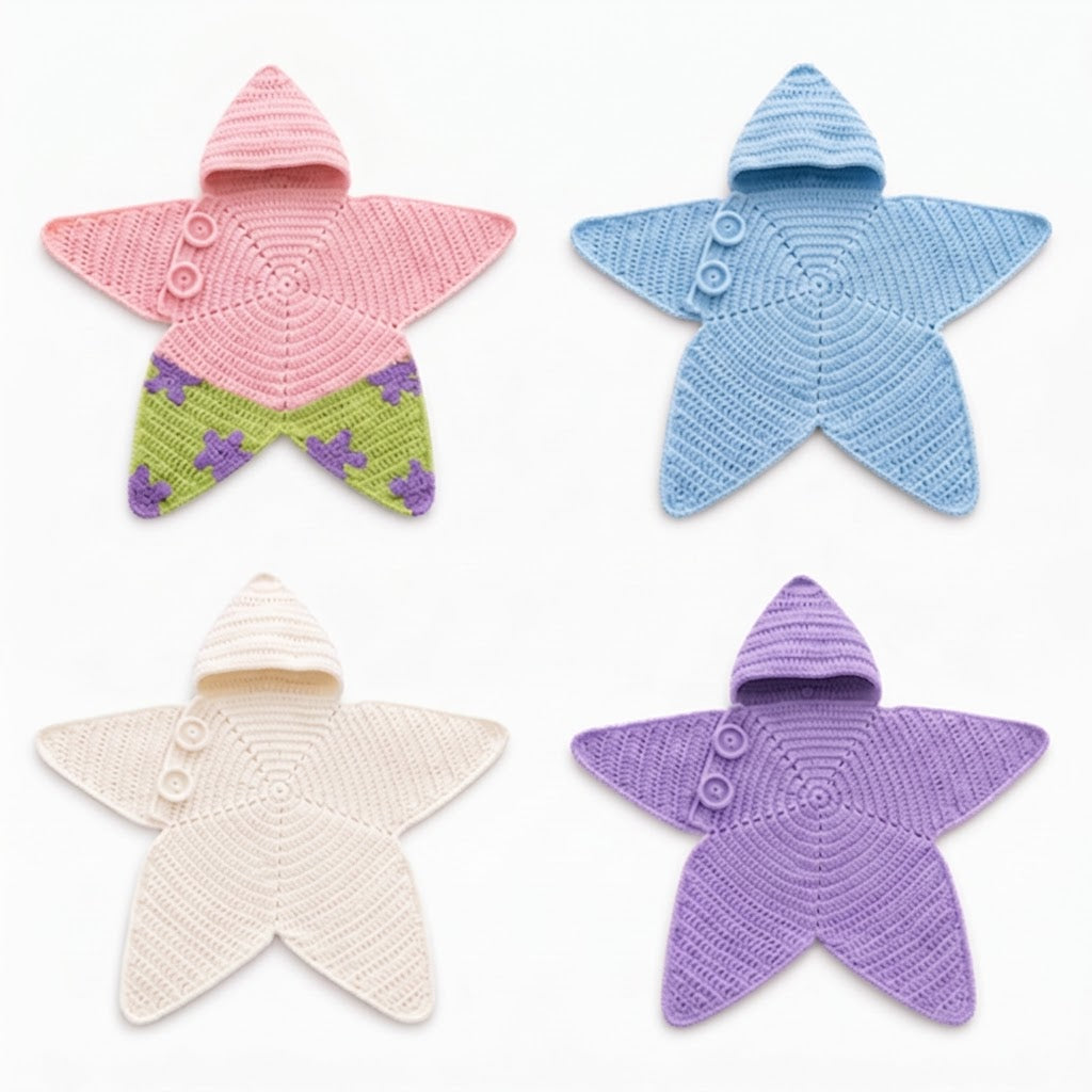 Seal Star™ Cozy Starfish Knitted Baby Sleeping Bag & Swaddle