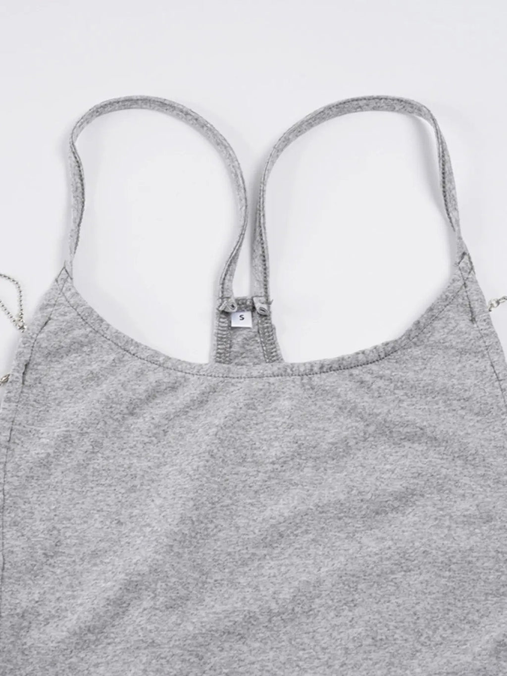 Backless Chain Halter Camisole Top for Y2K Party Outfits