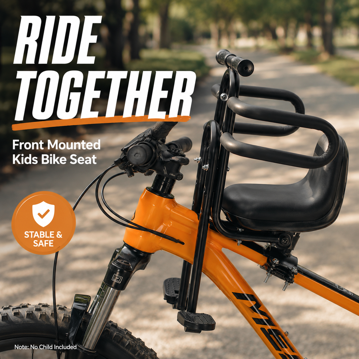Front Mounted Kids Bike Seat