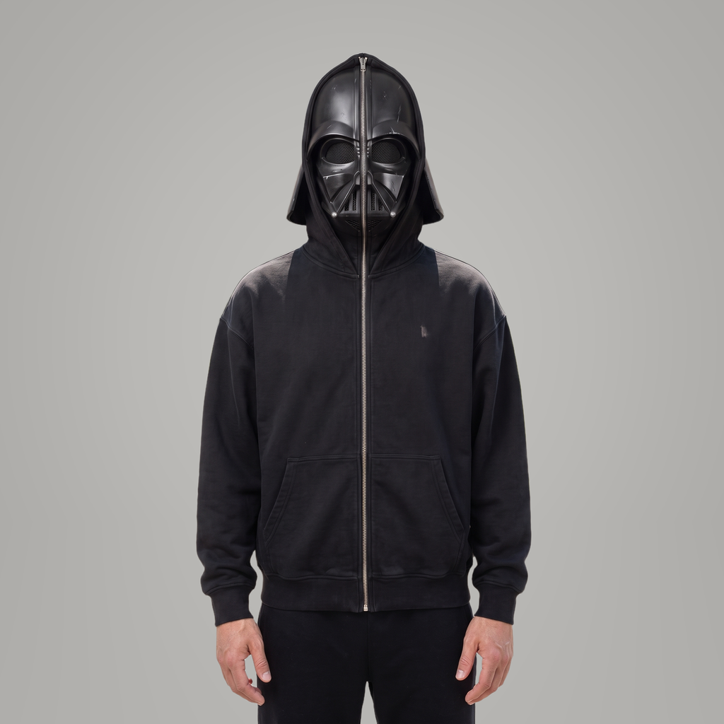Full-Face Character Zip-Up Hoodie — Zip Up & Become The Character