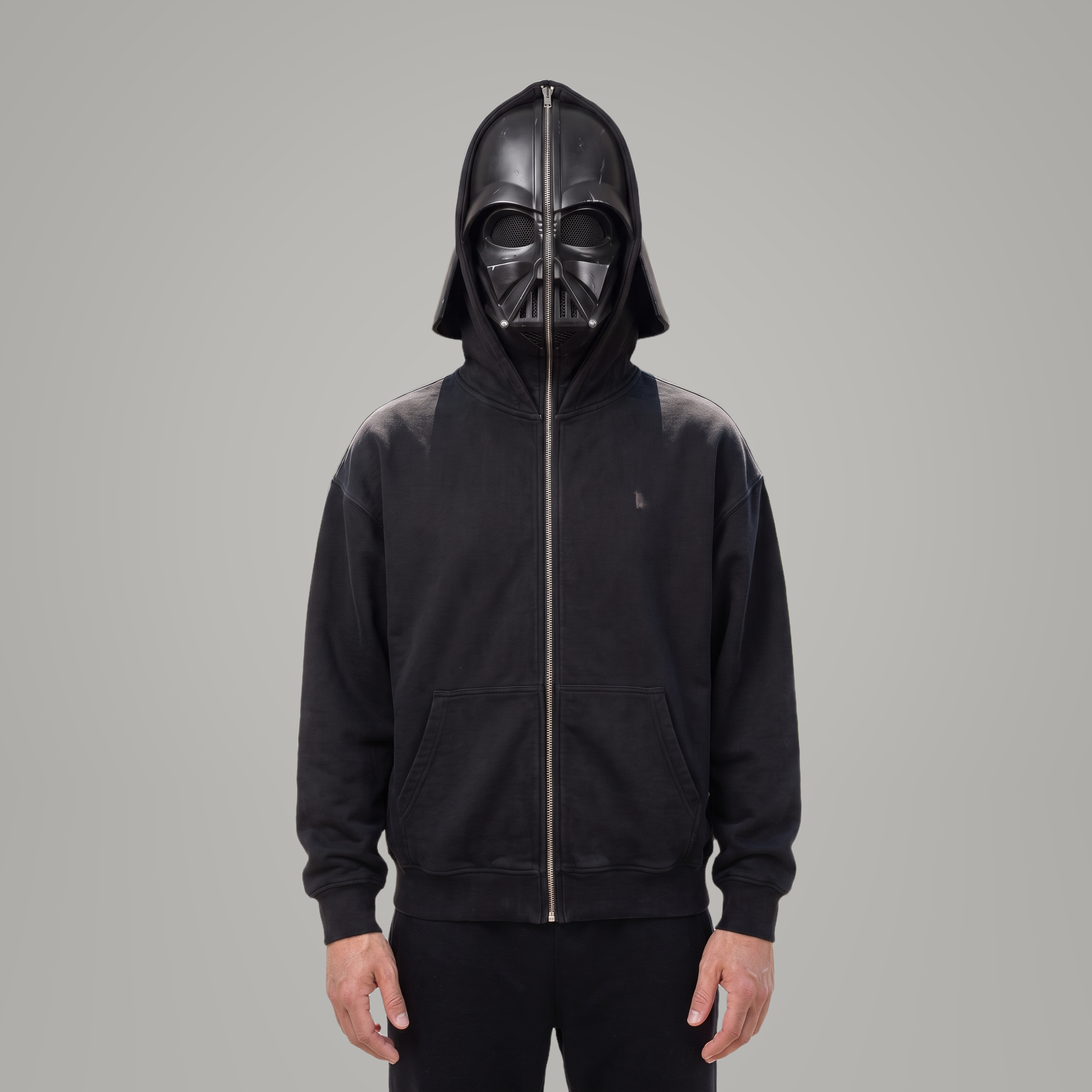 Full-Face Character Zip-Up Hoodie — Zip Up & Become The Character