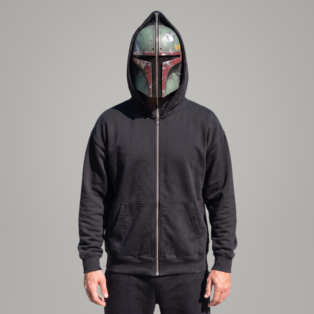 Full-Face Character Zip-Up Hoodie — Zip Up & Become The Character