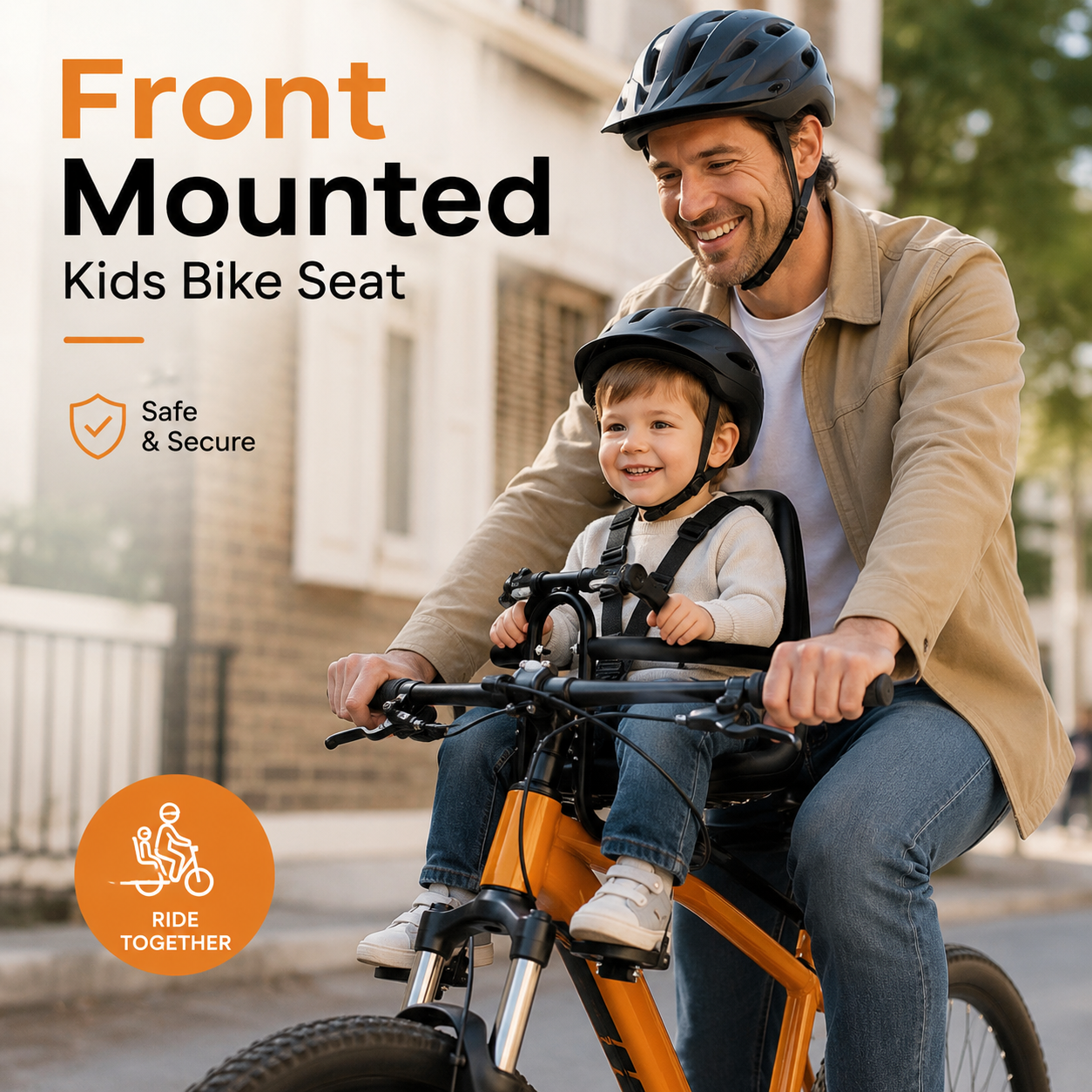 Front Mounted Kids Bike Seat
