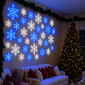 LightFlake LED Snowflake Wall Lights – Festive Hanging Décor Set for Indoor/Outdoor Holiday Display