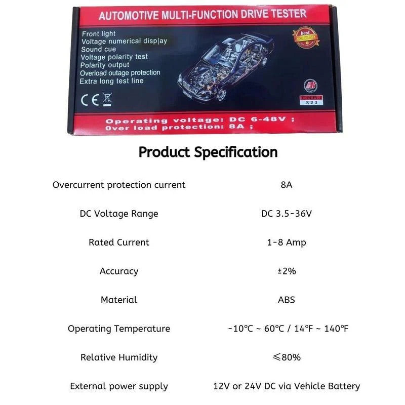 2026 Automotive Electrical Circuit Tester