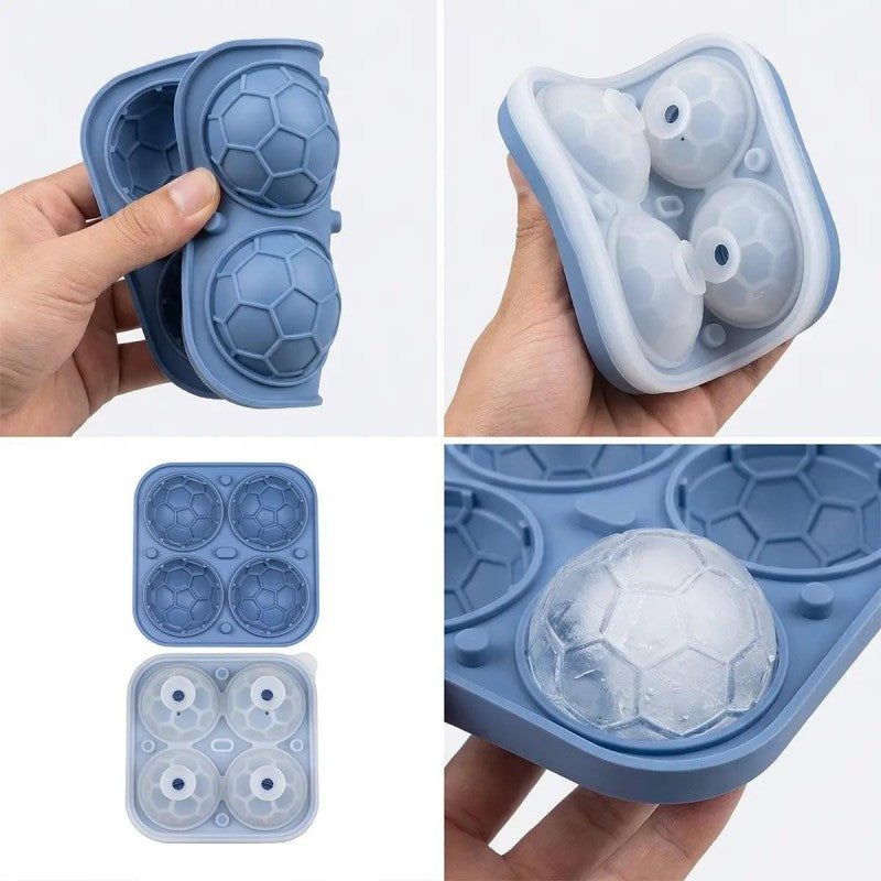 Football Shape Silicone Ice Ball Mold