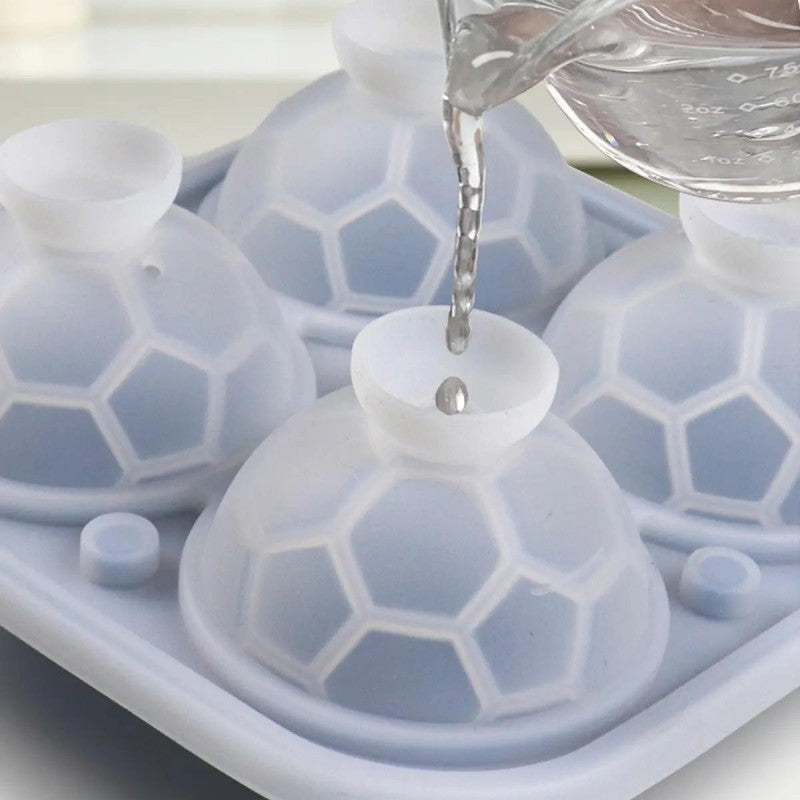 Football Shape Silicone Ice Ball Mold