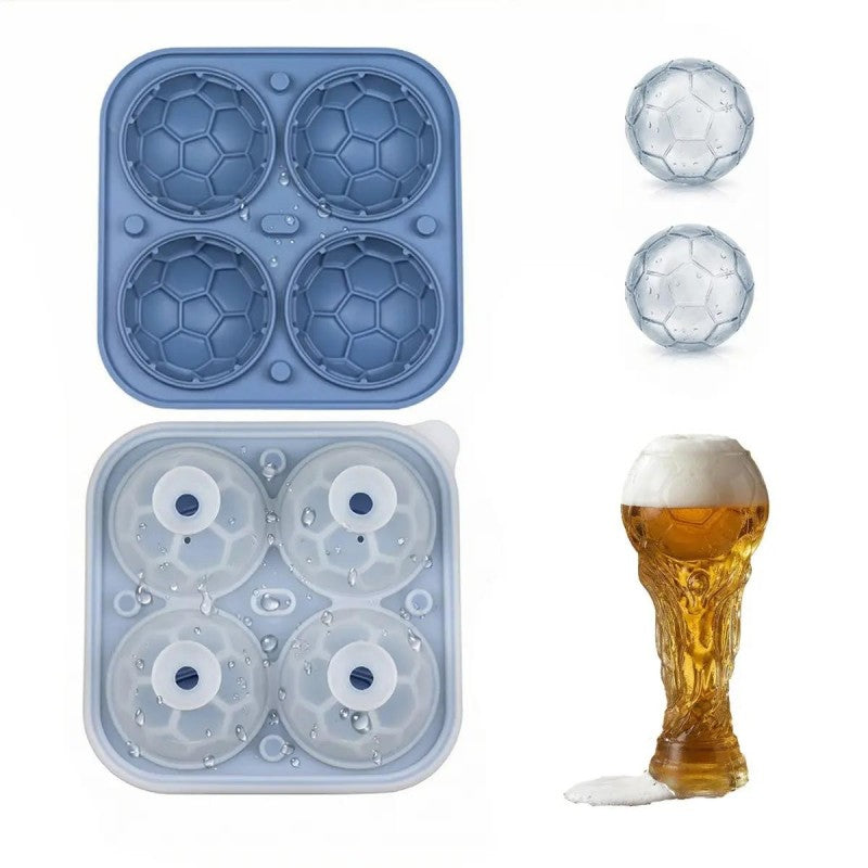 Football Shape Silicone Ice Ball Mold