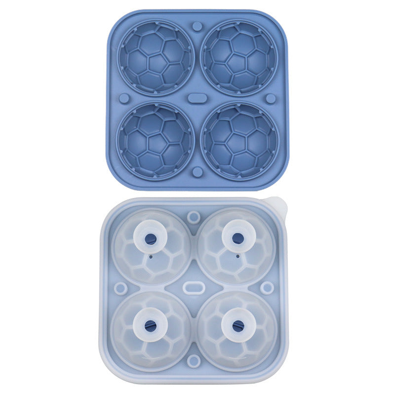 Football Shape Silicone Ice Ball Mold