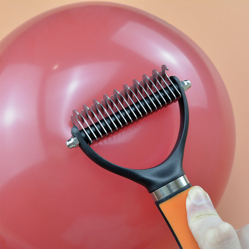 Double-Sided Deshedding Pet Grooming Brush