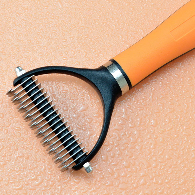 Double-Sided Deshedding Pet Grooming Brush