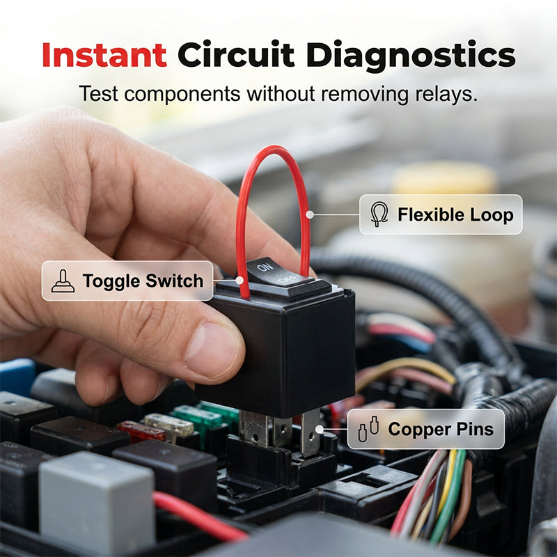 Automotive Relay Tester and Bypass Jumper Set