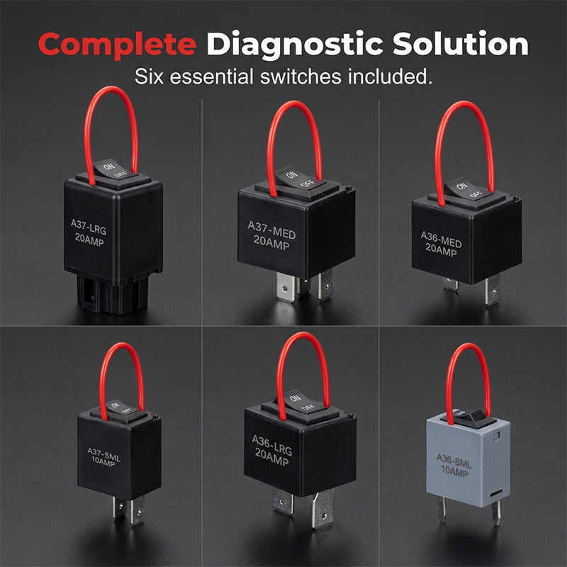 Automotive Relay Tester and Bypass Jumper Set