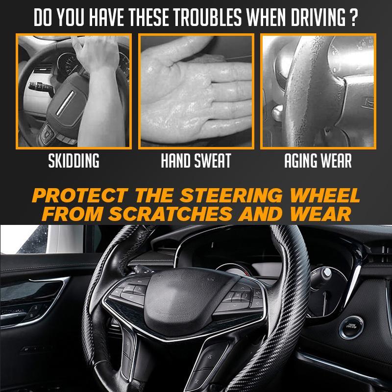 Car Anti-Skid Steering Wheel Cover（2pcs）