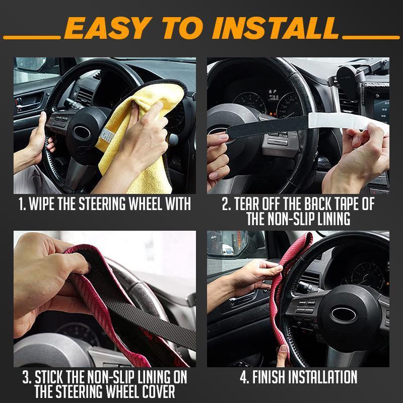 Car Anti-Skid Steering Wheel Cover（2pcs）