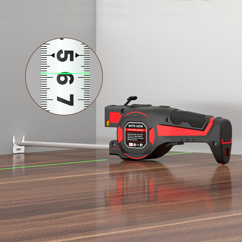 2-in-1 Tape Measure with Green Laser Guide