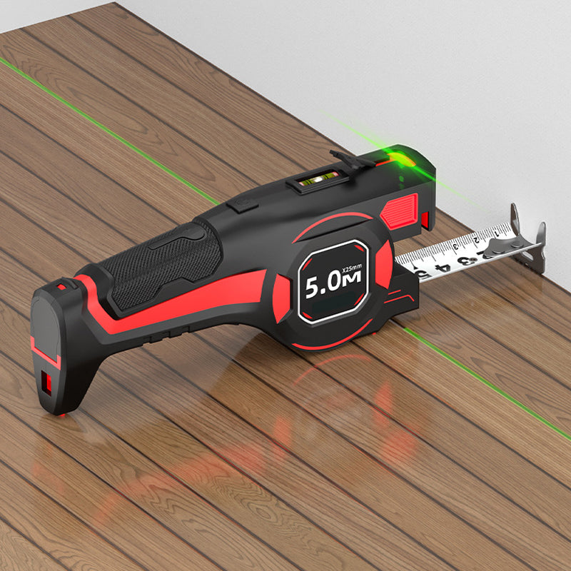 2-in-1 Tape Measure with Green Laser Guide