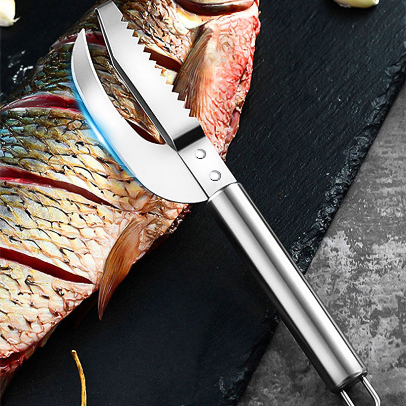 3-in-1 Stainless Steel Fish Maw & Fish Scale Knife – Multifunction Fish Scale Remover & Cleaning Tool