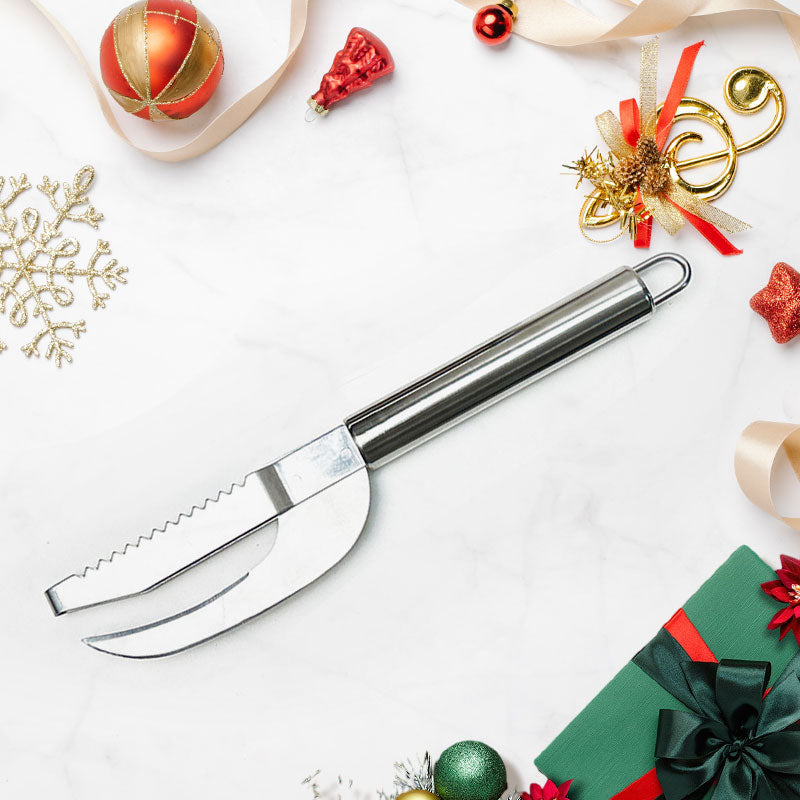 3-in-1 Stainless Steel Fish Maw & Fish Scale Knife – Multifunction Fish Scale Remover & Cleaning Tool