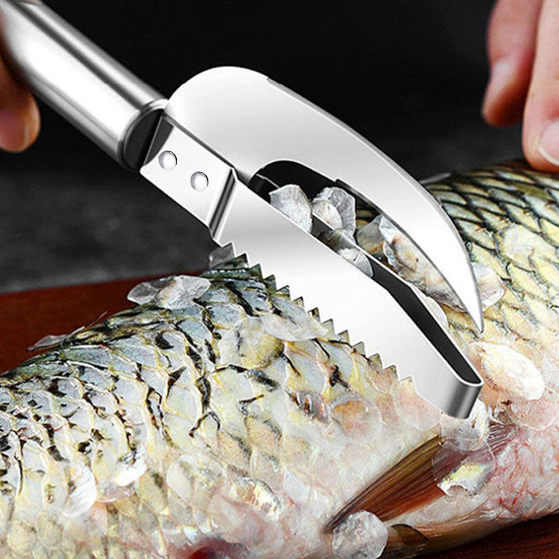 3-in-1 Stainless Steel Fish Maw & Fish Scale Knife – Multifunction Fish Scale Remover & Cleaning Tool